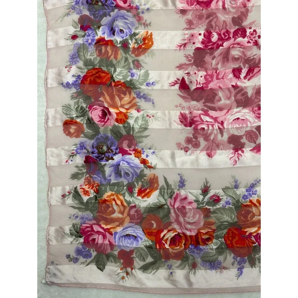 Vintage YSL Yves Saint Laurent Silk Square Scarf 33
